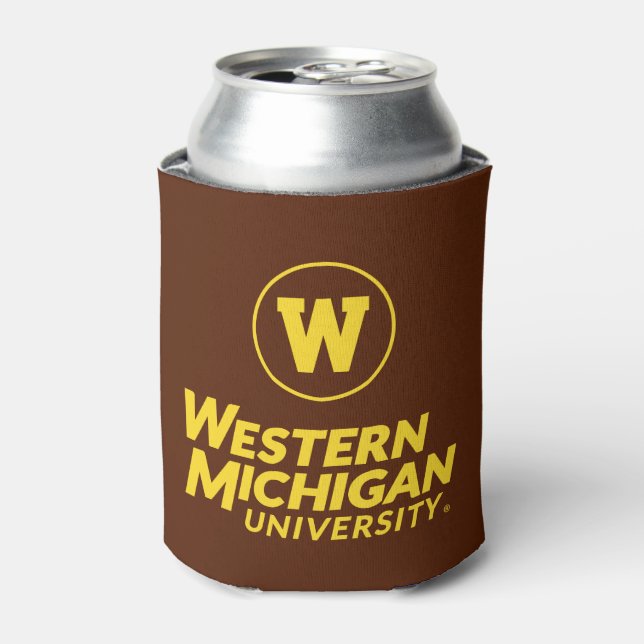 WMU | Circle Logo Can Cooler (Can Front)