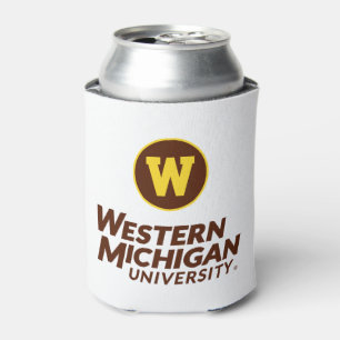 WMU Circle Logo Can Cooler