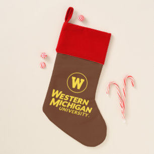 WMU   Circle Logo Christmas Stocking