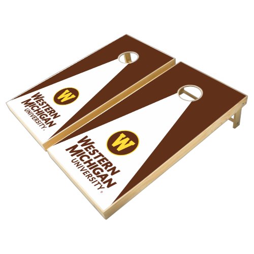 WMU  Circle Logo Cornhole Set