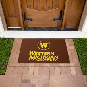 WMU   Circle Logo Doormat