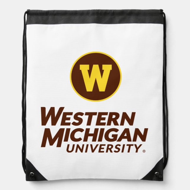 WMU | Circle Logo Drawstring Bag (Front)