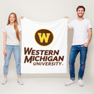 WMU Circle Logo Fleece Blanket