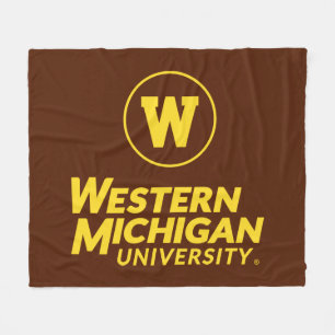 WMU Circle Logo Fleece Blanket