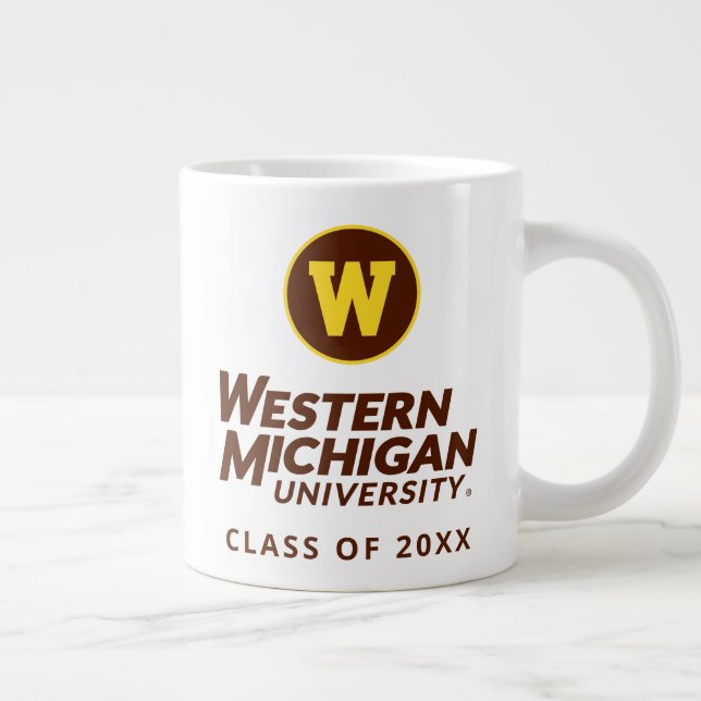 WMU | Circle Logo Giant Coffee Mug (Right)