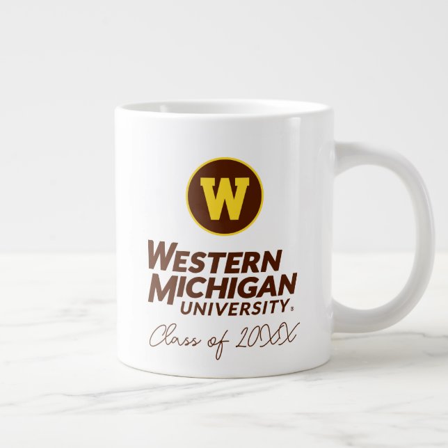 WMU | Circle Logo Giant Coffee Mug (Right)