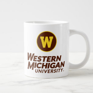 WMU   Circle Logo Giant Coffee Mug