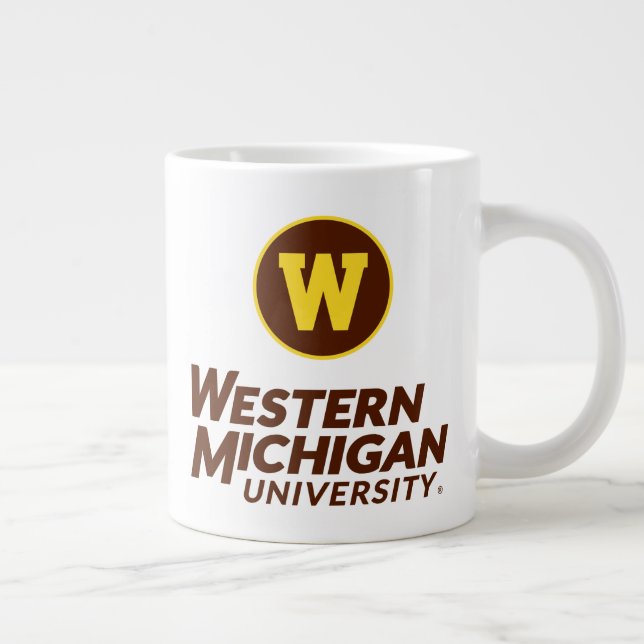 WMU | Circle Logo Giant Coffee Mug (Right)
