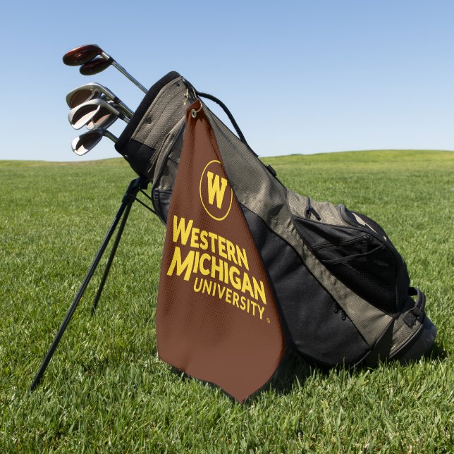 WMU | Circle Logo Golf Towel (Green)