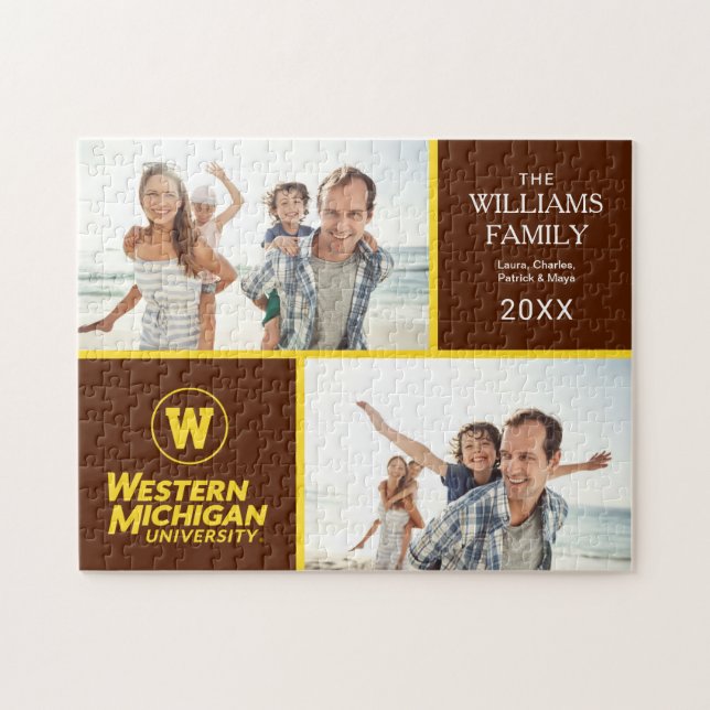 WMU | Circle Logo Jigsaw Puzzle (Horizontal)