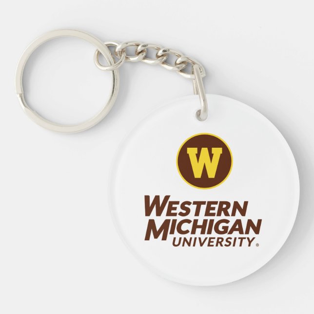 WMU | Circle Logo Keychain (Front)