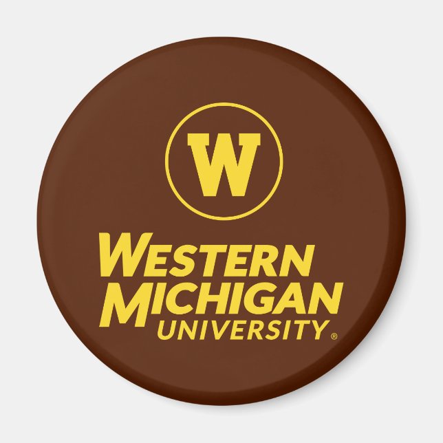 WMU | Circle Logo Magnet (Front)