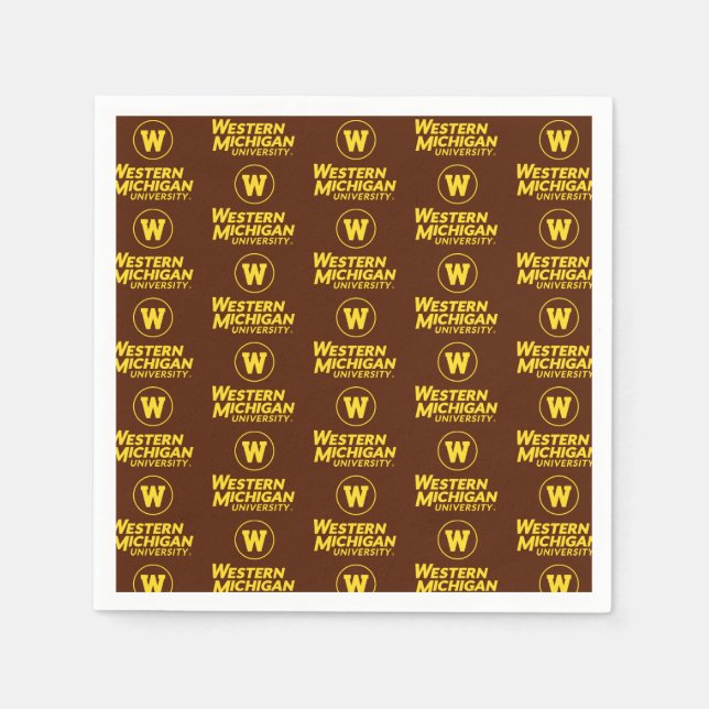 WMU | Circle Logo Napkins (Front)