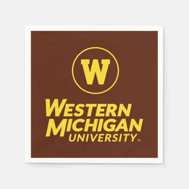 WMU | Circle Logo Napkins (Front)