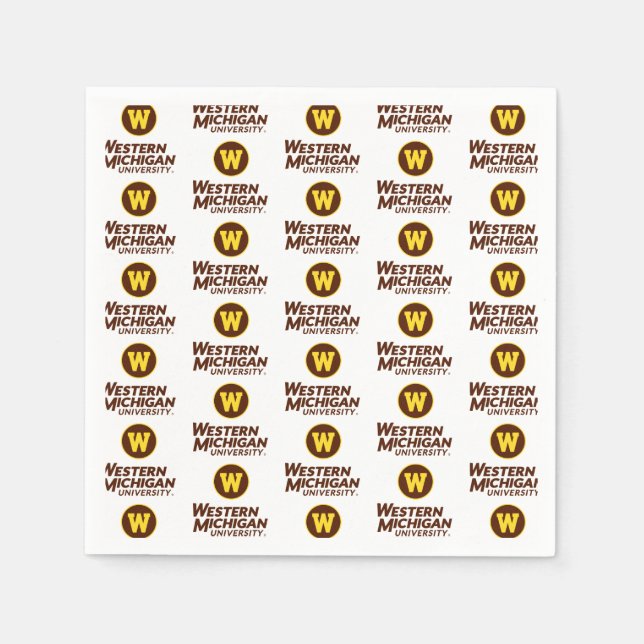 WMU | Circle Logo Napkins (Front)
