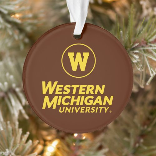 WMU  Circle Logo Ornament