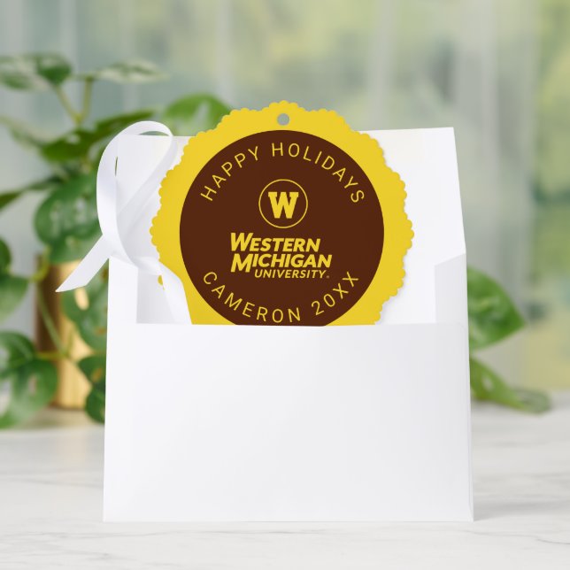 WMU | Circle Logo Ornament Card (Envelope)