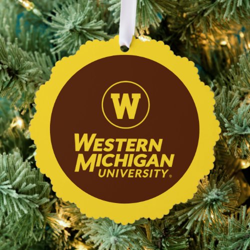 WMU  Circle Logo Ornament Card