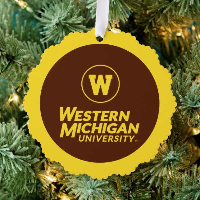 WMU | Circle Logo Ornament Card (Insitu (Tree))