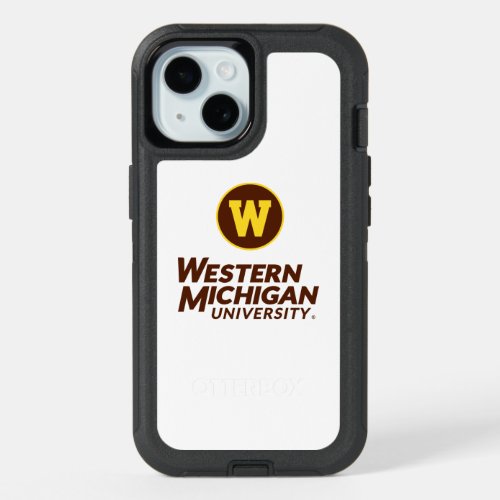 WMU  Circle Logo iPhone 15 Case