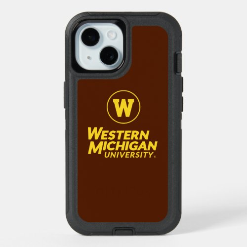 WMU  Circle Logo iPhone 15 Case