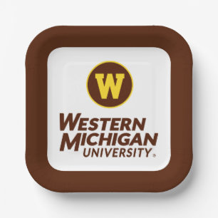 WMU   Circle Logo Paper Plates