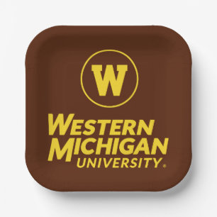 WMU   Circle Logo Paper Plates