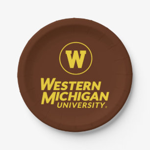 WMU Circle Logo Paper Plates