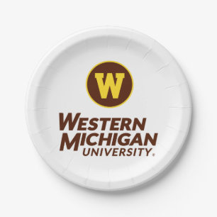 WMU Circle Logo Paper Plates