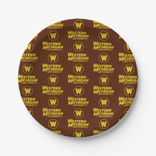 WMU   Circle Logo Paper Plates