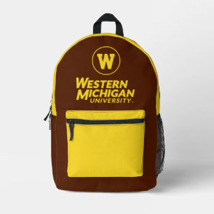 WMU Circle Logo Printed Backpack