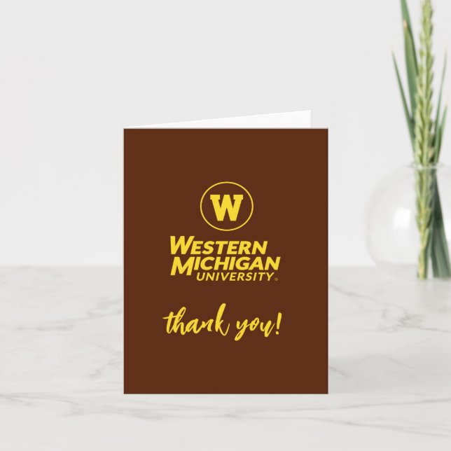WMU | Circle Logo Thank You Card (Front)