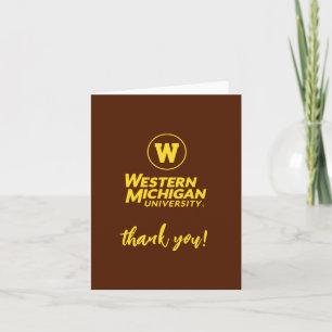 WMU   Circle Logo Thank You Card