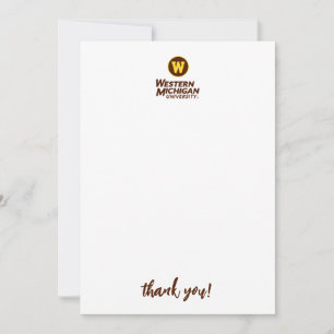 WMU   Circle Logo Thank You Card