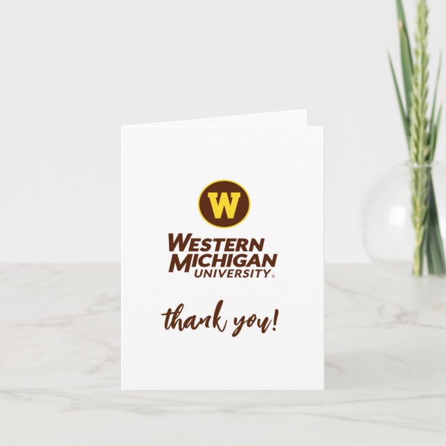 WMU | Circle Logo Thank You Card (Front)