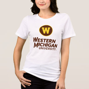 WMU Circle Logo Tri-Blend Shirt