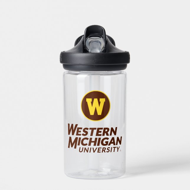 WMU | Circle Logo Water Bottle (Front)