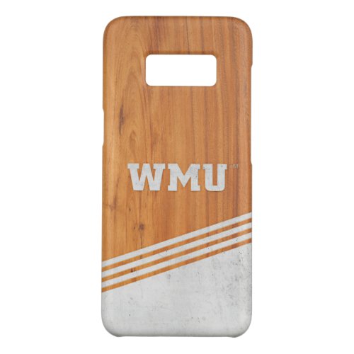 WMU Wood Cement Logo Stripe Case_Mate Samsung Galaxy S8 Case