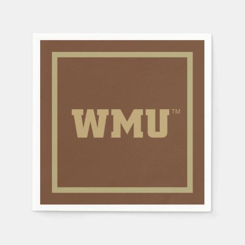 WMU Wordmark Napkins