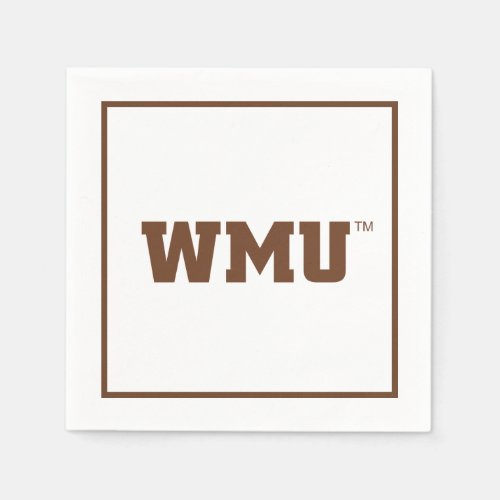 WMU Wordmark Napkins