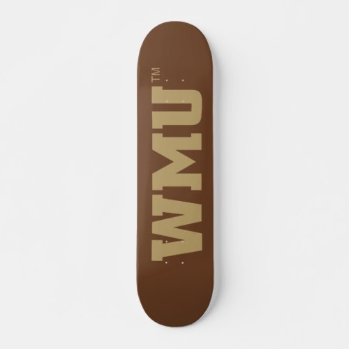 WMU Wordmark Skateboard