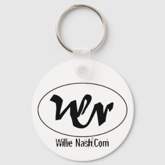 wn logo, Willie Nash.Com Keychain