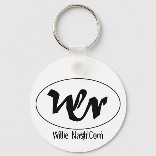 wn logo, Willie Nash.Com Keychain (Front)