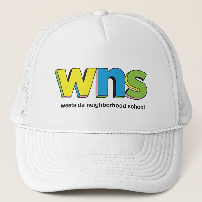 WNS Color Block Trucker Cap (Front)