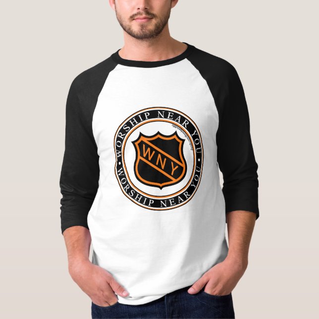 WNY Worship Near You crest T-Shirt (Front)