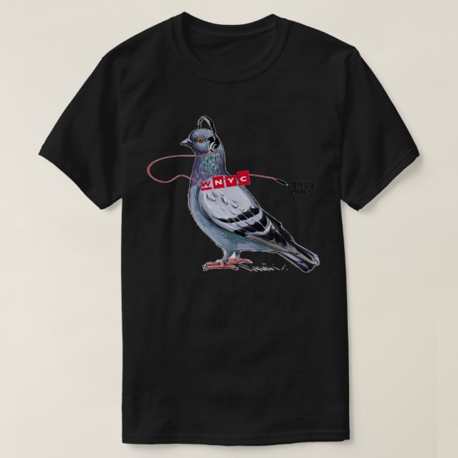 WNYC pigeon 24 T-Shirt (Design Front)