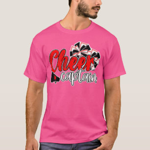 Wo Cheer Captain Pom Poms Mascot Colors School T-Shirt