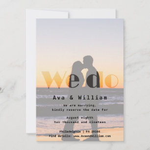 Wo Do - Sunset Wedding - Reserve the Date