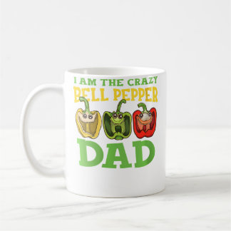 Wo I'M The Crazy Bell Pepper Dad Funny Gardener Ga Coffee Mug