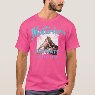 Wo Matterhorn Mountain Switzerland Zermatt Rock Cl T-Shirt
